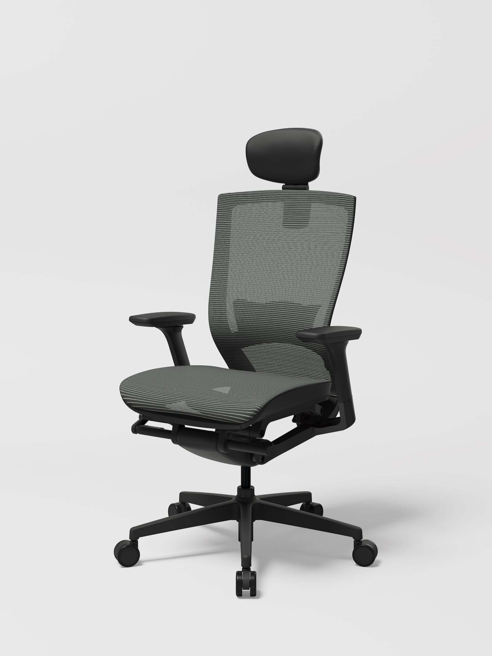 풀 메쉬 소재의 T50 AIR 의자 전면 모습
